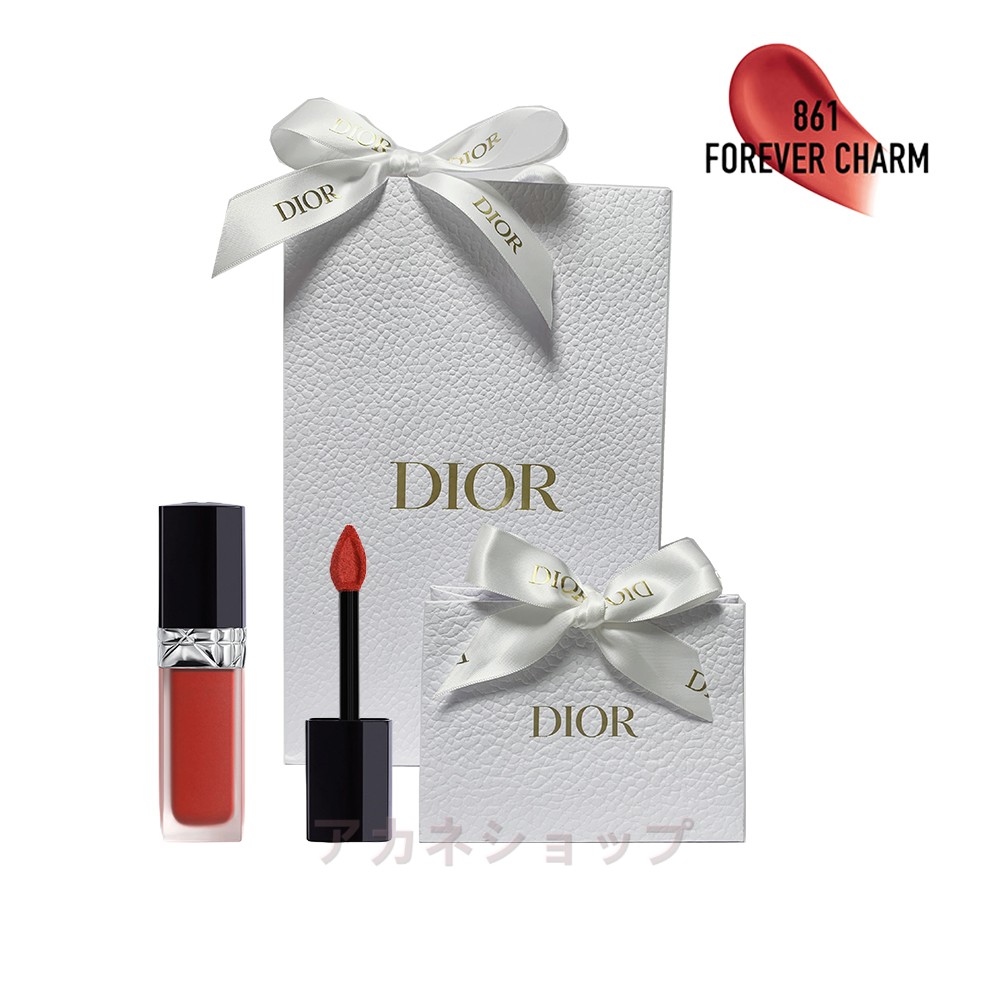 クリスチャンディオール DIOR ルージュディオールフォーエヴァーリキッド #861 フォーエヴァー チャーム(ラッピング 済ショッパー付)
