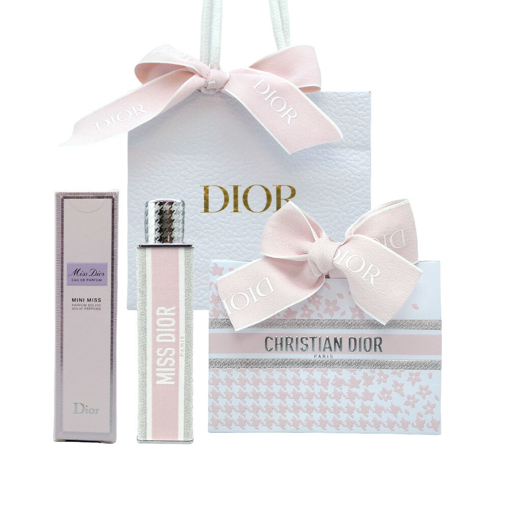 2025 バレンタインデー ラッピング 済　 DIOR ディオール ミス ディオール オードゥ パルファン ミニ ミス 3.2 g 香水 ラッピング 済　ショッパー付 ギフトセット ギフト プレゼント　　バレンタインデー コスメ｜OshareStore
