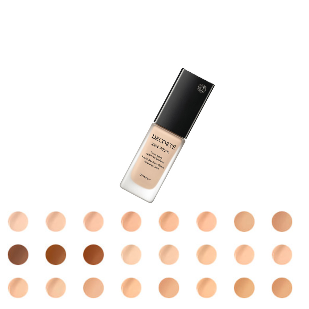 COSME DECORTE コスメデコルテ   ゼン お召しもの フルイド 30mL／SPF25・PA++／リキッドファンデーション  40色 リキッドファンデーション-ファンデーション