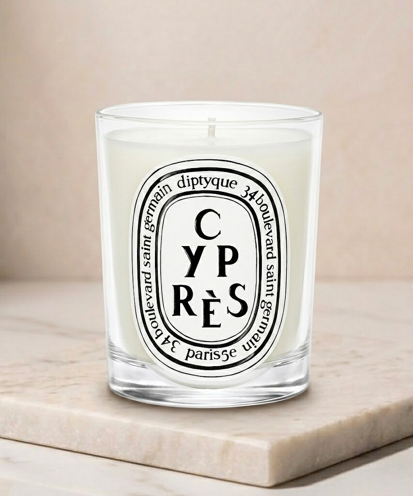 ディプティック（diptyque） クラシック キャンドル シプレ 190g／燃焼時間約50時間／キャンドル
