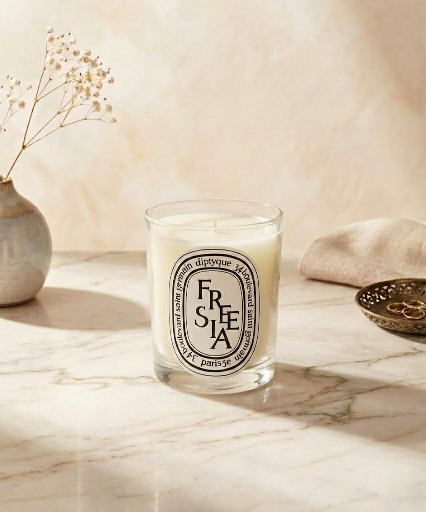 ディプティック（diptyque） クラシック キャンドル フリージア 190g／燃焼時間約50時間／キャンドル