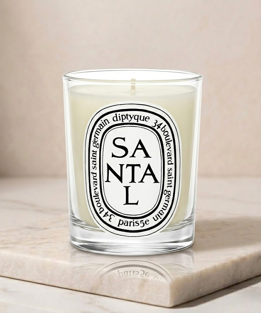 ディプティック（diptyque） クラシック キャンドル サンタル 190g／燃焼時間約50時間／キャンドル