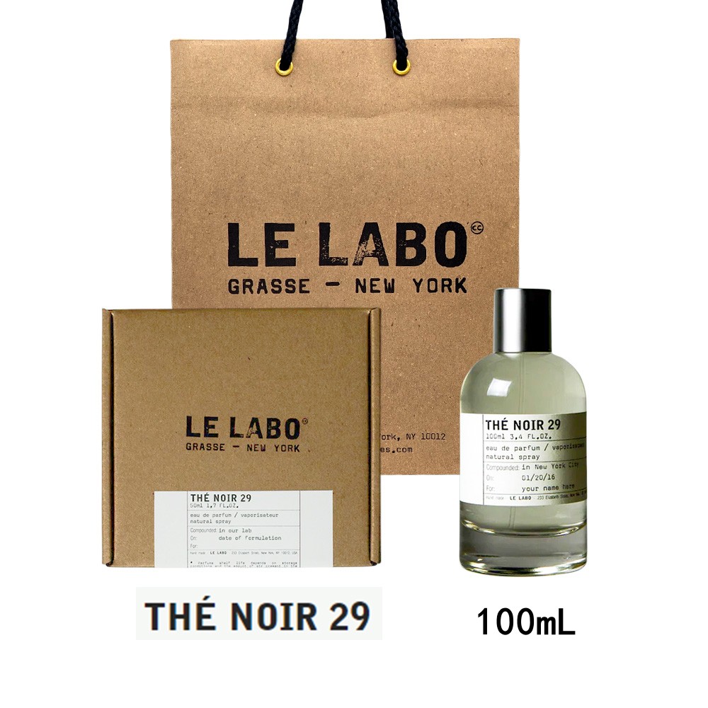 LE LABO ル ラボ TH? NOIR 29 ル ラボ テ ノワール 29オードパルファム 香水 eau de parfum 100mL 【公式BOXラッピング】 ル ラボ 香水 ショッパー付き プレゼント ギフト|OshareStore
