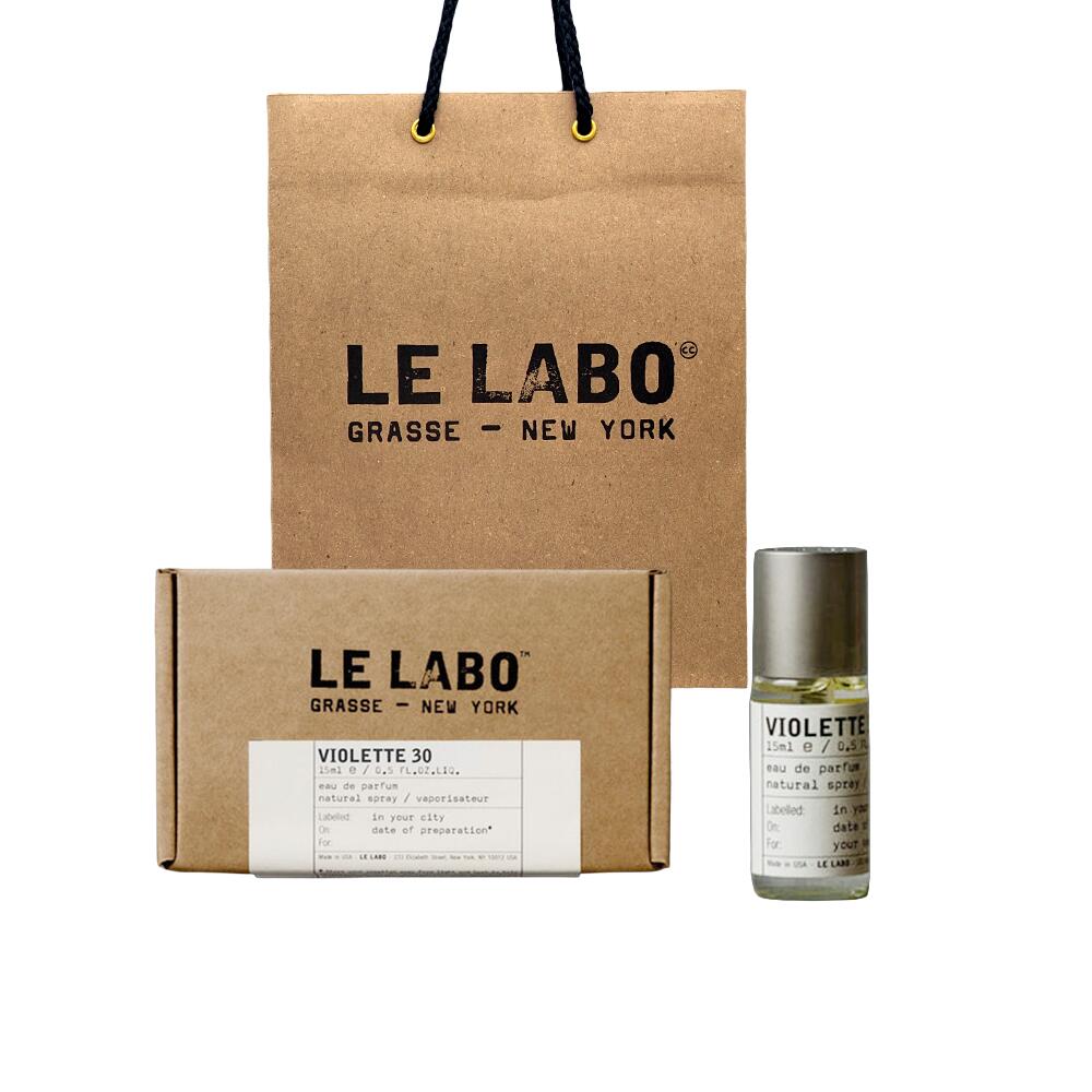 ル ラボ （Le labo） ヴァイオレット 30/ VIOLETTE 30 オードパルファム 香水 eau de parfum 15ml ･50ml･100ml 【公式BOXラッピング】ショッパー付き プレゼント ギフト