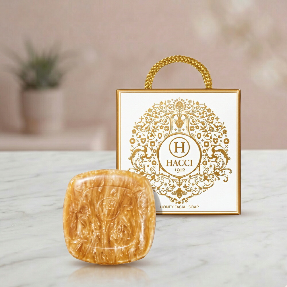HACCI(ハッチ) はちみつ洗顔石けん 80g、120g／石けん｜OshareStore