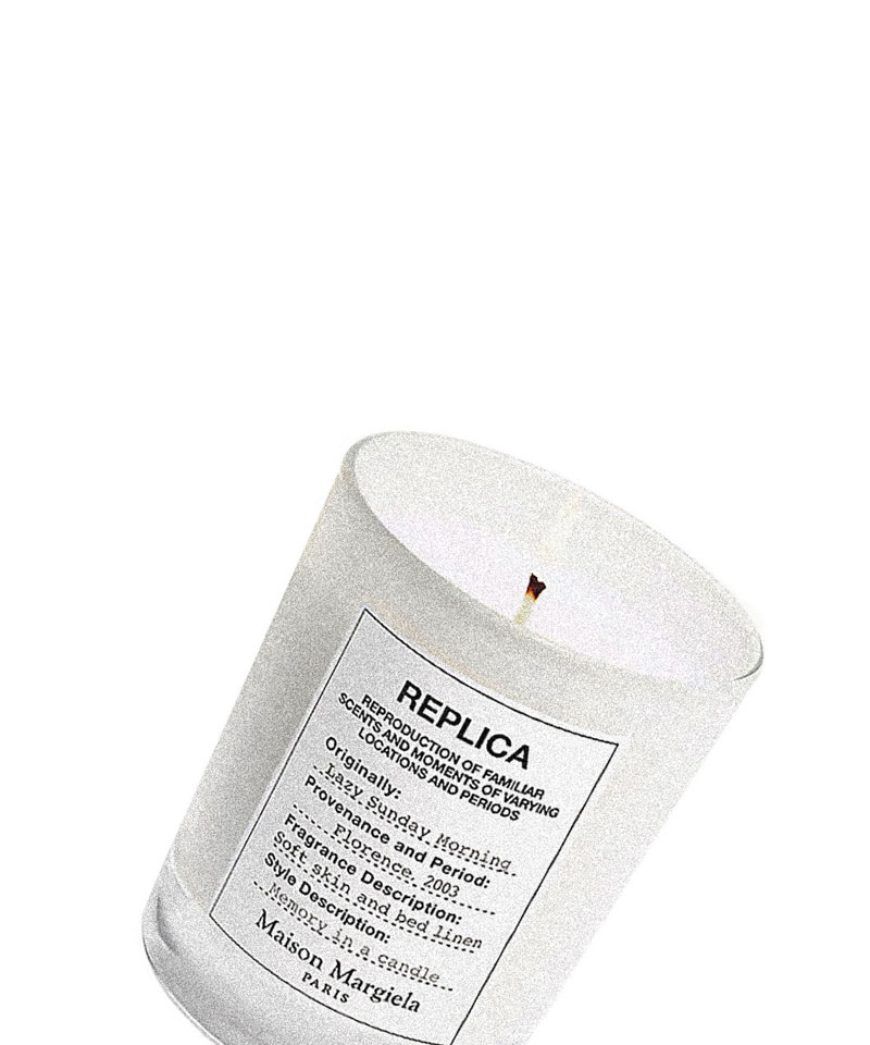 メゾン マルジェラ「レプリカ」フレグランス（Maison Margiela REPLICA Fragrances） レプリカ　キャンドル　レイジーサンデー　モーニング 165g／燃焼時間：約40時間／キャンドル｜OshareStore