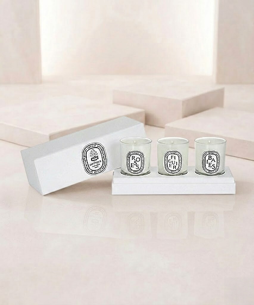 ディプティック（diptyque） ミニキャンドルコフレ 70g×3／各燃焼時間：約20時間