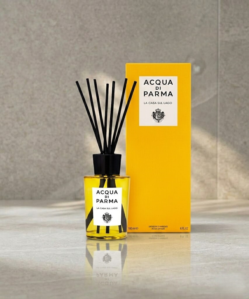ACQUA DI PARMA（アクアディパルマ） アクア ディ パルマ ラ カサ スル ラーゴ ルーム ディフューザー 180mL／リードスティック7本／持続時間：約1カ月／ディフューザー