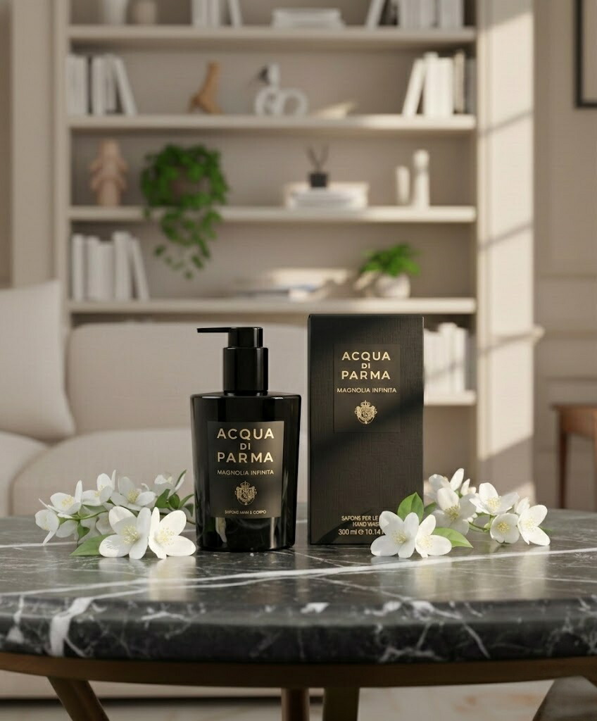 ACQUA DI PARMA（アクアディパルマ） 名書き オブ ザ サン マグノリア インフィニタ お手々＆ボディウォッシュ 300ｍL／ハンド・ボディウォッシュ