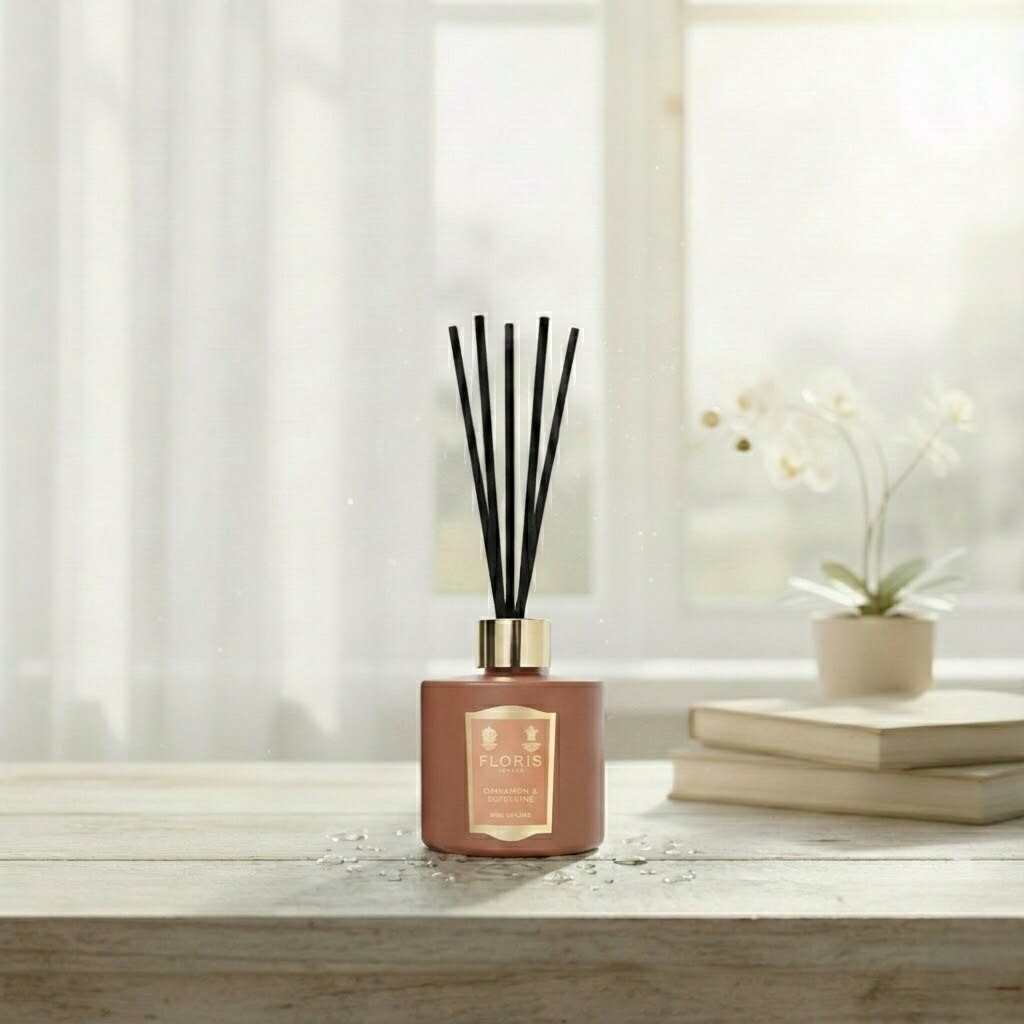 FLORIS（フローリス） ＦＬ センテッドディフューザー シナモン＆タンジェリン Ｎ 200mL／芳香持続時間：約4カ月／ディフューザー｜OshareStore