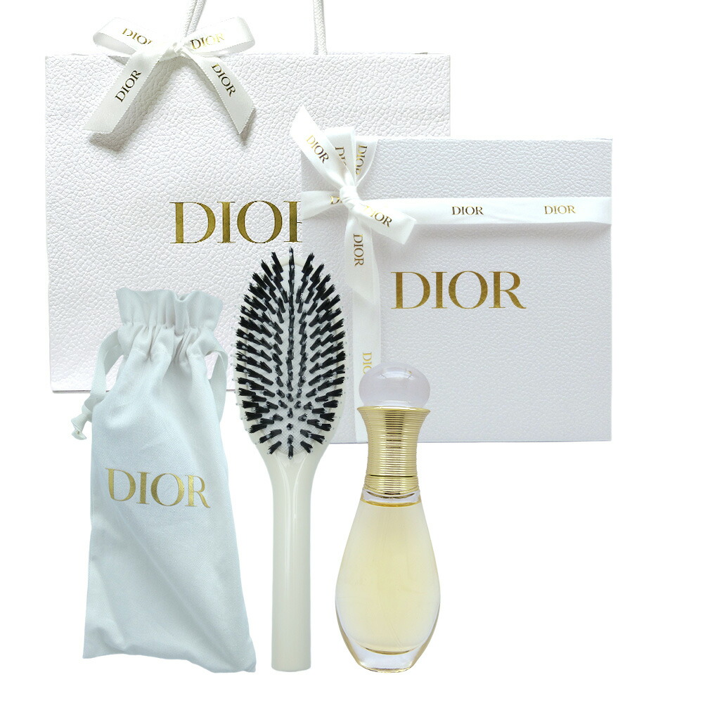 Dior ディオール バースデーギフト ジャドール ヘアミスト 40ml ブラシセット 巾着付き 箱付き 香水 コフレ キット セット プレゼント ギフト 贈り物 ショッパー付き プレゼント ギフト 8,865円
