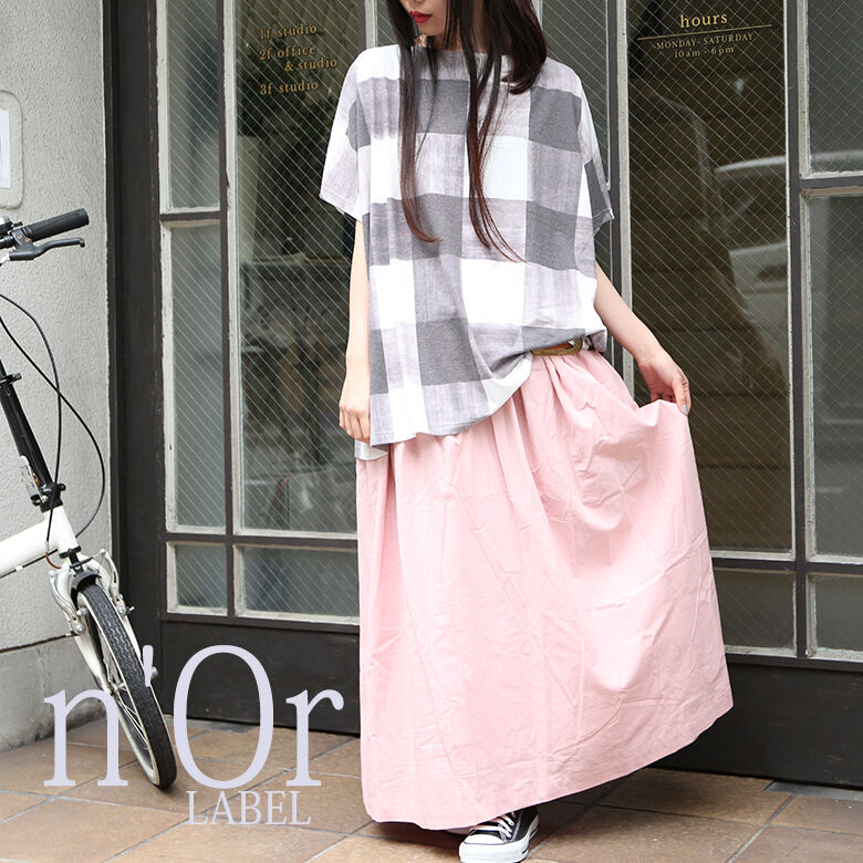 楽天市場 全品送料無料 N Orlabelふんわりコットンロングスカート ロングスカート レディース ボトムス 綿 コットン 無地 ロング丈 マキシ丈 パステル 返品交換不可 メール便不可 オシャレウォーカー Osharewalker