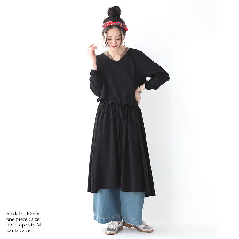 楽天市場 送料無料 数量限定 レースを覗かせた大人カジュアルコーデ3点set 福袋 22 レディース コーデセット ロング ワンピース ブラトップ トップス ロング ワイド デニム 返品 交換不可 メール便不可 オシャレウォーカー Osharewalker