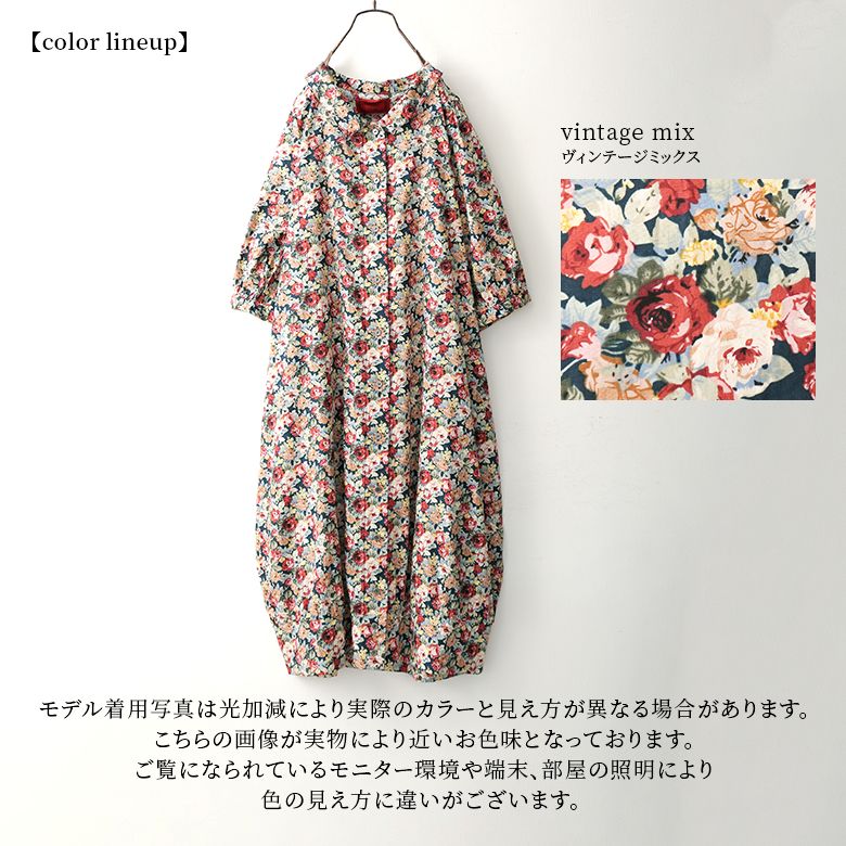 楽天市場 全品送料無料 Somari Imaginationアンティークフラワーシャツワンピース シャツワンピース レディース シャツワンピ 春夏 ロング ワンピース 半袖 花柄 フラワー パフ袖 コクーン 綿100 羽織 薄手 メール便可 10 オシャレウォーカー Osharewalker