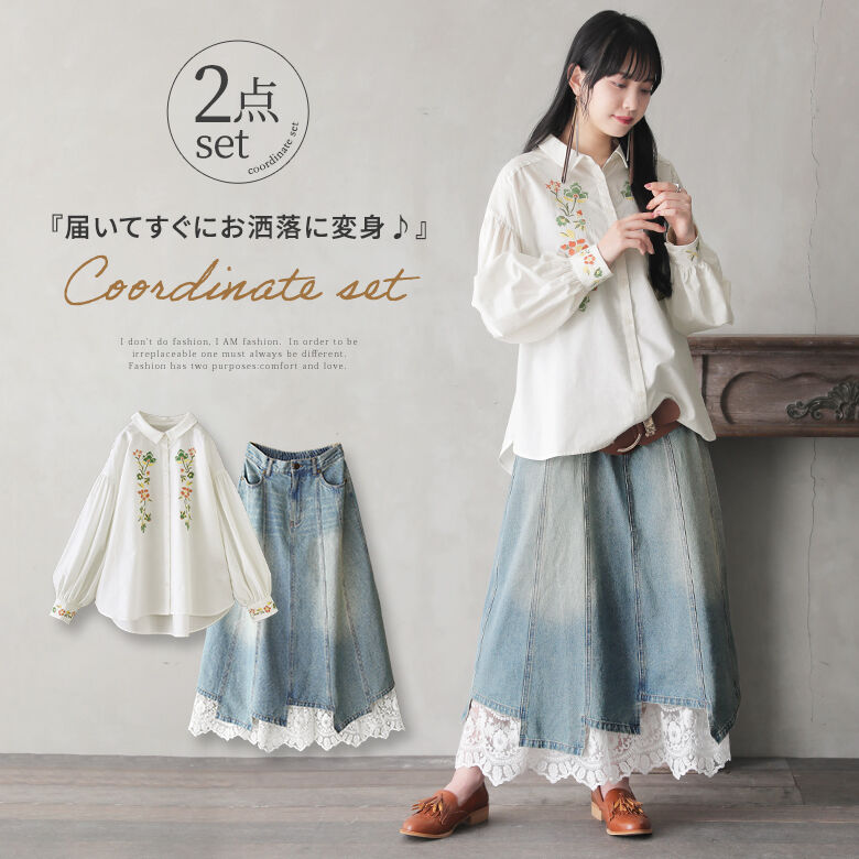 Coach デニムワンピース 襟レース デニム レース 即完売 ヴィンテージ Coach デニムワンピース 襟レース デニム レース 即完売
