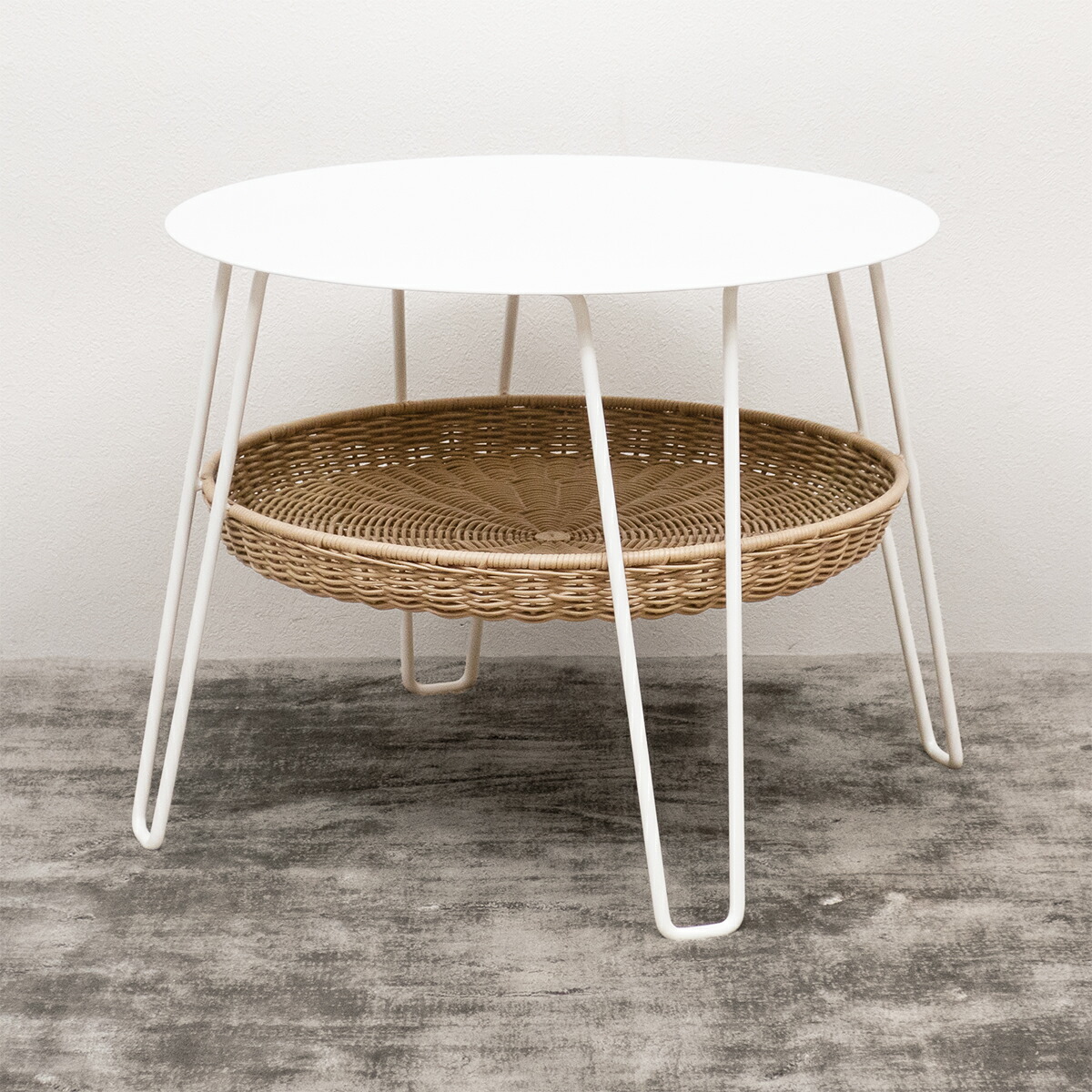 【楽天市場】【新古品】 【モデルルーム展示品】 IDEE (イデー) [WALLABY LOW TABLE (ワラビー ローテーブル )] / φ500 センターテーブル ローテーブル