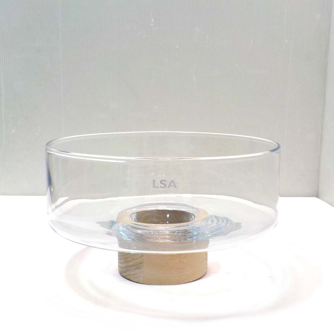 【楽天市場】【新古品】【モデルルーム展示品】 LSA(エルエスエー) Lotta(ロッタ) Pedestal Glass Bowl with