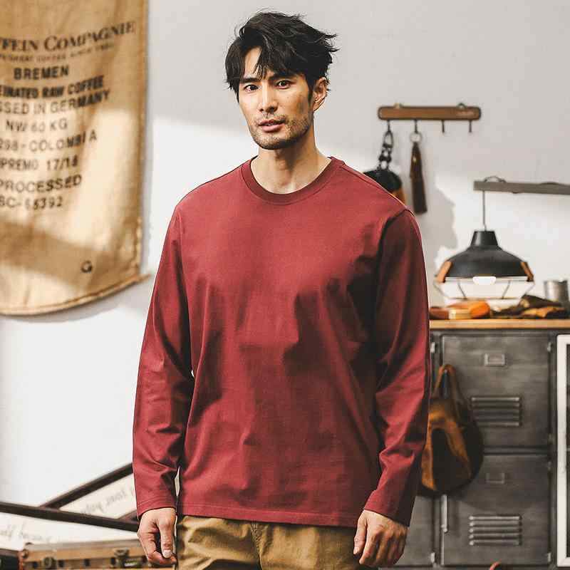 トップス メンズ アメカジ アメリカンレトロ 長袖 Tシャツ カットソー ヘビーウェイト 厚手 プリント 綿 コットン コーマ綿 クルーネック ゆったり ビッグシルエット ドロップショルダー カジュアル 普段使い ストリートファッション 形態安定 抗菌 4,430円