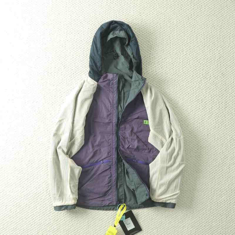 秋冬 アウトドア 上衣 メンズ 防風 雨合羽 透人となり ボンネット付き添い人 ゆったり 影ぼうし 長袖 薄っぺら 灯芯? 家兎毛 混紡 群青色 綿織物調 伸縮性 吸湿速乾 普段使い走り 通い 通学 軽さ 練りあわせる型 心地好い トップス 座標軸輪っか