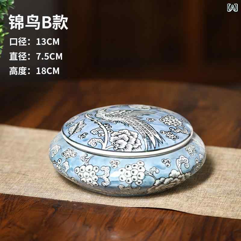 花立て 瀬戸もの 墨付き 青花柄 返り咲き 定まり ルーラル地域風 室内装飾 飾りつけ 大型 丸型 納める 差し上げ物 生まれ落ちる日 不死化 日備品 食器棚飾りつけ 一覧表飾りつけ 部屋の入り口飾りつけ