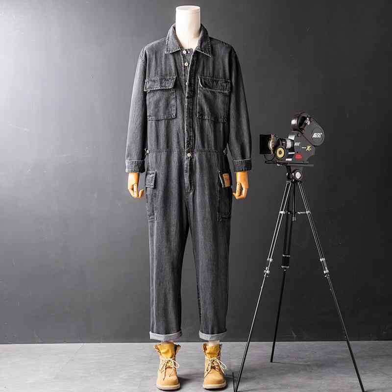 メンズ 工装パンツ デニム ロングパンツ 直筒 ワイドシルエット 多ポケット ミリタリー 復古風 ミッドライズ ジップフライ 春秋 コットン 無弾性 小直筒 免?加工 ブラック ブルー 青少年 成人用 カジュアル 普段使い アウトドア|Fun Time Market