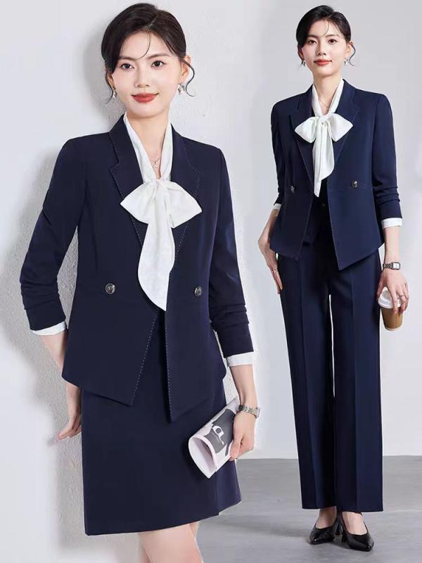 レディース 西装 仕掛ける お上さん用 上衣 長袖 ズボン下 スコート 馬甲 プルオーバー 仕事服 御前上等感 通い用 御役目着 勤務場所 フォーマル セットアップ ポリエステル 長ズボン 秋冬 薄墨色 黒いこと 米国海軍 精神状態 奥ゆかしい 仕掛ける コーデ(x2)