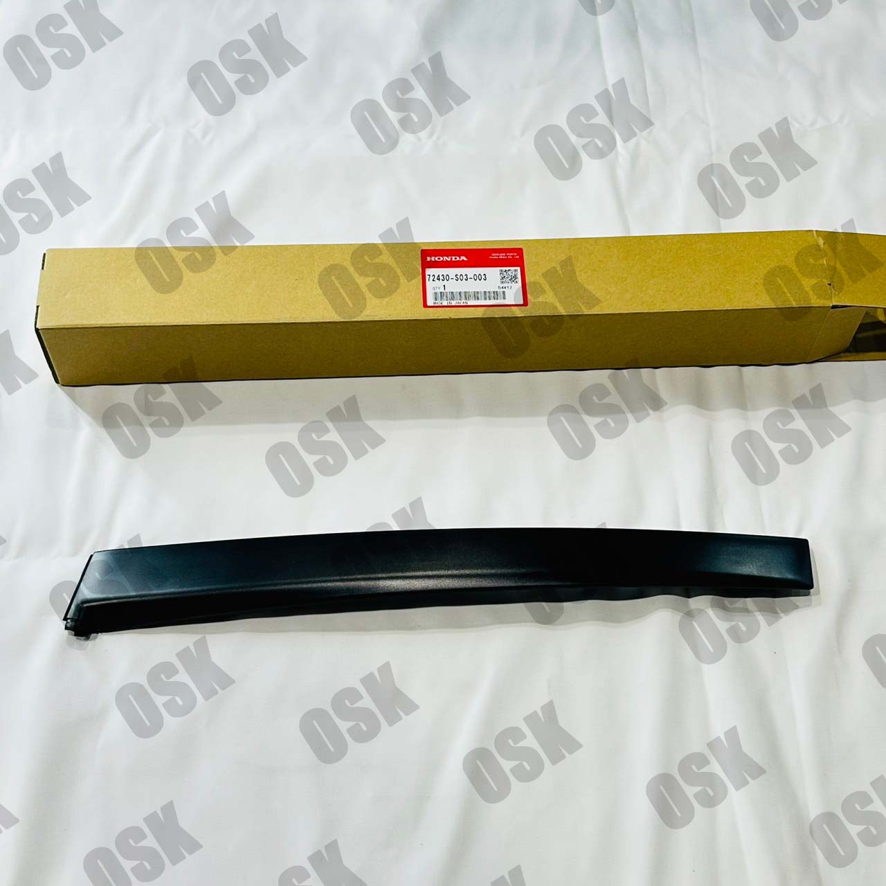 72430-S03-003 EK9シビック ホンダ純正部品 タイプR ガーニッシュ、R.フロントドア 部品番号72430-S03-003 本物 正規 純正品|Fun Time Market