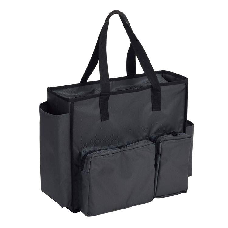 テラモト BMトートバックHAIKURO [収納 携帯 道具 清掃用品 運搬 ショート 巡回]