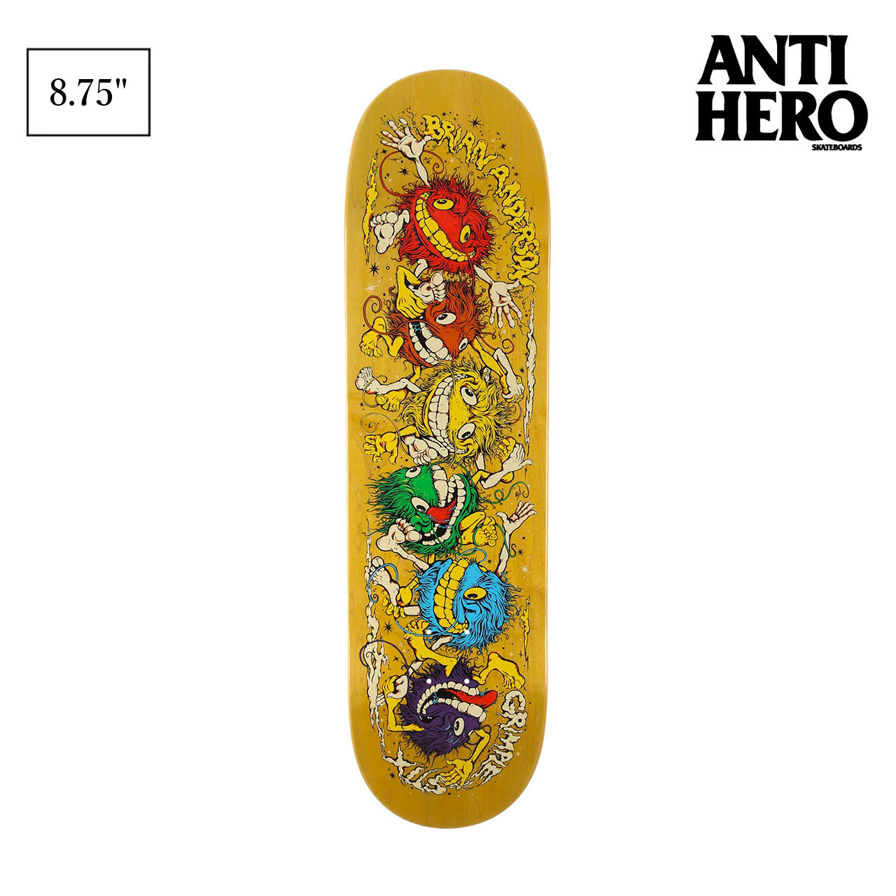 【楽天市場】【正規輸入品】 ANTIHERO (アンタイヒーロー) MIS-REGISTERED EAGLES RETURN 8.25 x 31.5  / 14 WB Skateboard Deck スケートボード デッキ スケボー アンチヒーロー 【送料無料 / デッキテープ無料】【あす楽対応】 :  OSS CLOTHING