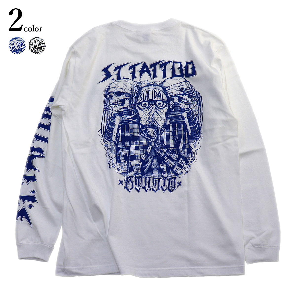 楽天市場】S.T. TATTOO STUDIO - JASON BROWN L/S T-SHIRT Suicidal