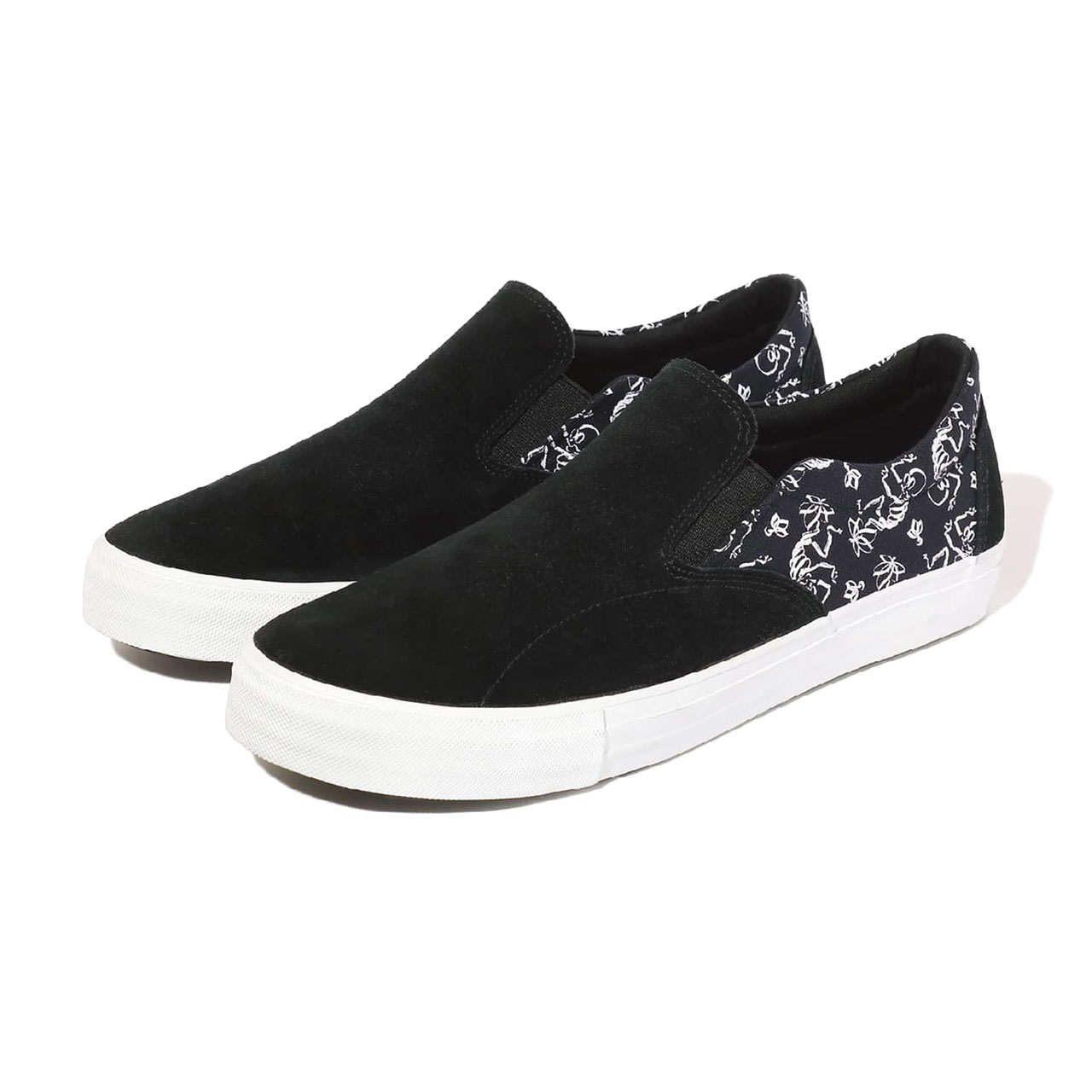 楽天市場】【正規輸入品】 VANS (バンズ) SKATE SLIP-ON BLACK/WHITE 