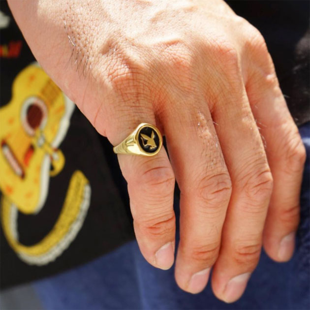 年末のプロモーション Radiall ラディアル Bunny Pinky Ring 18k Plated 指輪 リング メンズ ピンキーリング ジュエリー アクセサリー ブランド シンプル シルバー925 K18 18k 18金 メッキ ゴールドリング ゴールド 9号 11号 13号 15号 送料無料 サイズ交換無料対象