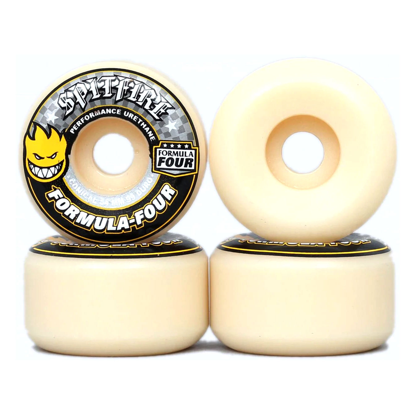 5 29 土地 54mm 再入荷 Spitfire スピットファイヤー Formula Four Conical Natural Yellow Print 52mm 54mm 99duro Wheel スケートボード スケボー スピットファイアー ウィール ハードウィール F4 コニカル 貨物輸送無料 あした他愛ない対応 Cannes Encheres Com