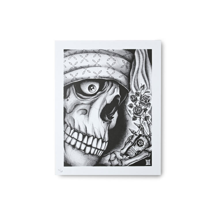 S.T. TATTOO STUDIO - Jason Brown Dia De Los Cycos 100枚限定 シリアルナンバー入り アート  ポスター インテリア タトゥー 279 × 355mm 【あす楽対応】 | OSS CLOTHING