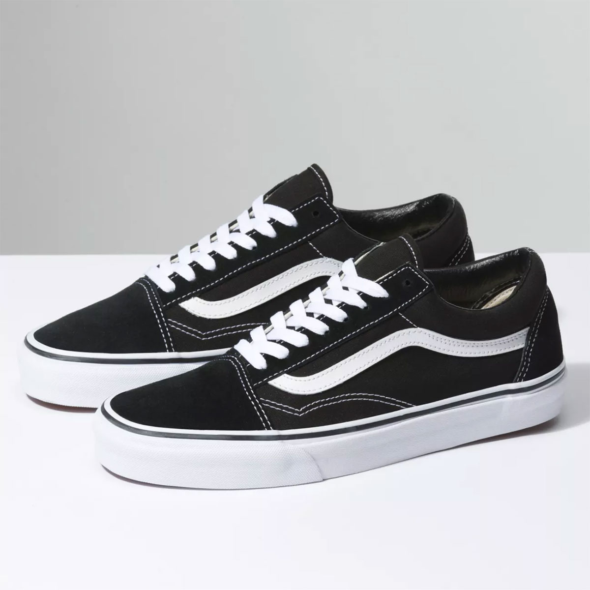 vans black school shoes