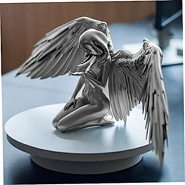 楽天市場】高さ：約31cm 樹脂製 石膏像風 天使 エンジェロ アート