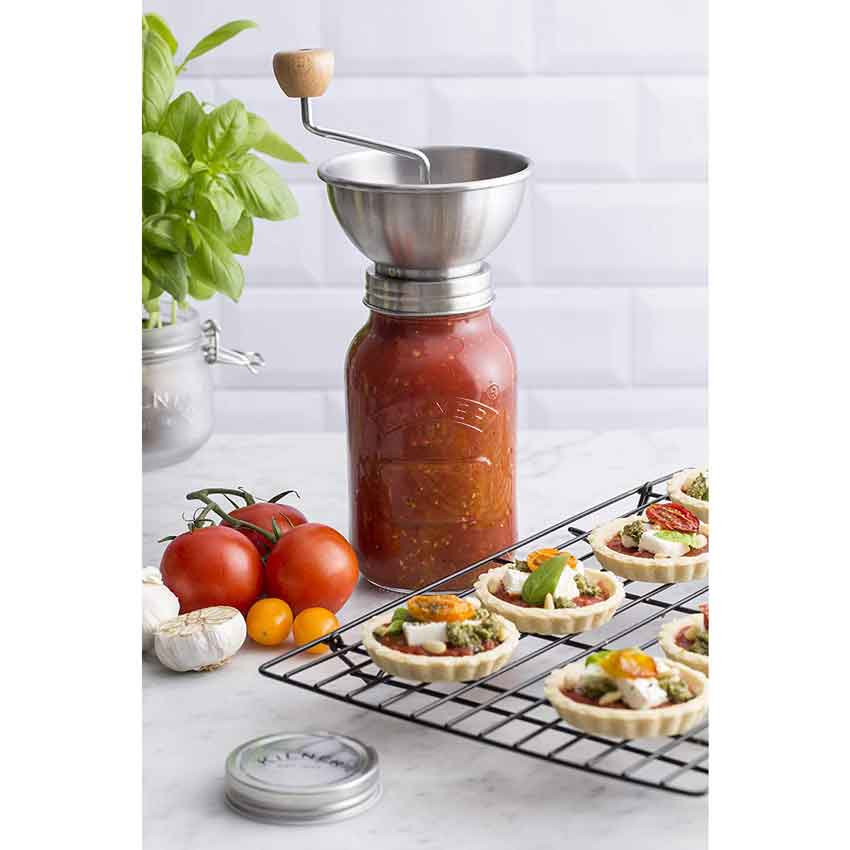 KILNER(キルナー) ソースミルセット　 フレッシュソース オリジナルソース トマトソース アップルソース Food Mill Jar Set