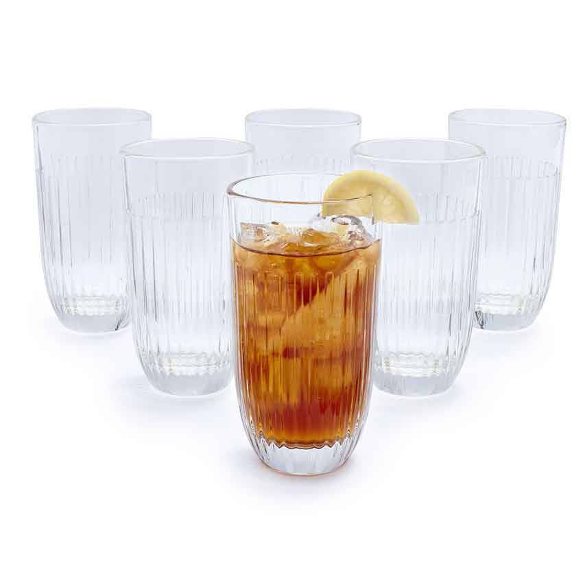 La Rochere(ラ・ロシェール) ウザン ロングタンプラー450竓  6個仕掛ける /水飲み  瑠璃 フランス共和国 ヴァン・ド・ペイ