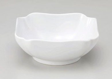 *APILCO アピルコ スクエアボウル　21cm　 オーブン可 フランス パリ カフェ 白 南仏 洋食器 陶器
