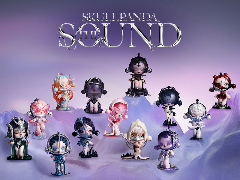 楽天市場】POP MART SKULLPANDA The Sound シリーズ【アソート
