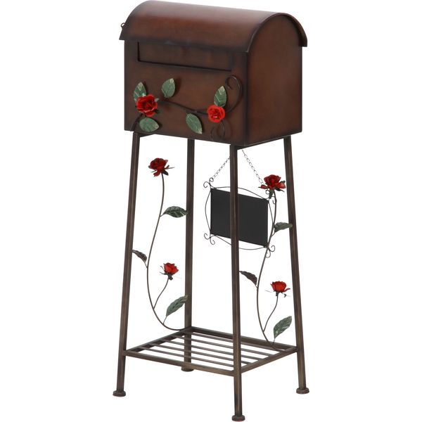 楽天市場】【直送】【日時指定不可】不二貿易 メールボックス ローズ