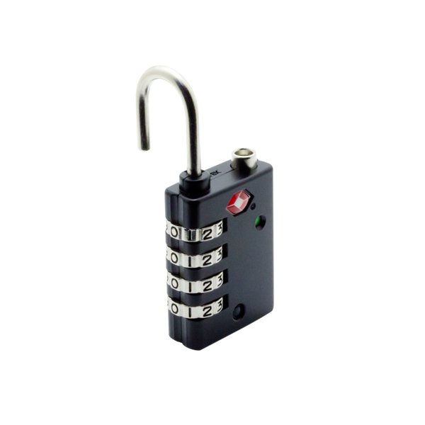 ミヨシTSAロックインジケータ機能付き4ダイヤルタイプMBZ-TI4/BK