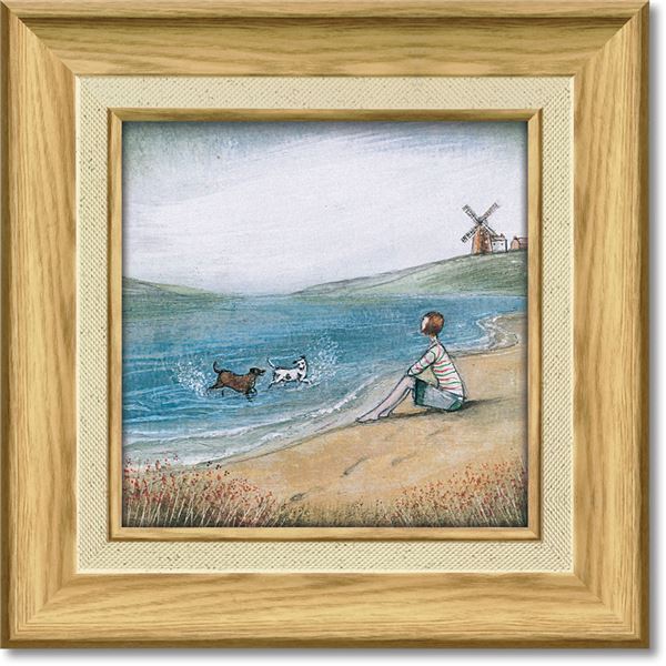 楽天市場】絵画 ジョー ラム「ハーバー ハリー」 額入り 壁に飾る