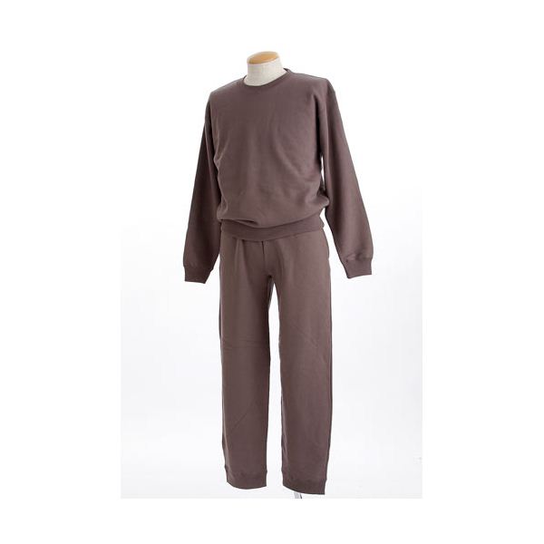 裏パイルスウェット上下 SET ダークブラウン Sサイズ 【北海道・沖縄・離島配送不可】 0000454150-1.jpg