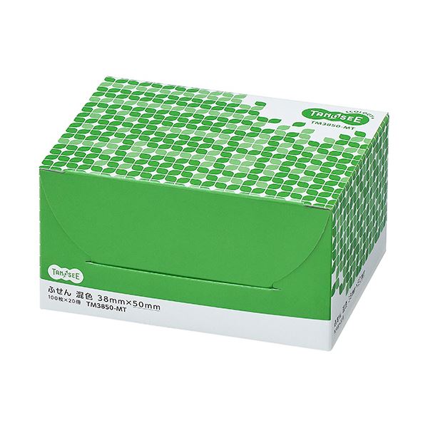 おすすめ人気(まとめ)TANOSEEふせん38×50mm4色混色1セット(100冊:20冊×5パック)【×3セット】安い激安格安