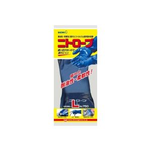 おすすめ人気(まとめ)ショーワグローブニトリルゴム手袋ニトローブNo.750ブルーLNO750-L1双【×30セット】安い激安格安