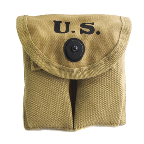 第二次大戦中 実物 U.S. 1944年製 3ポケットポーチ 第二次大戦中 実物