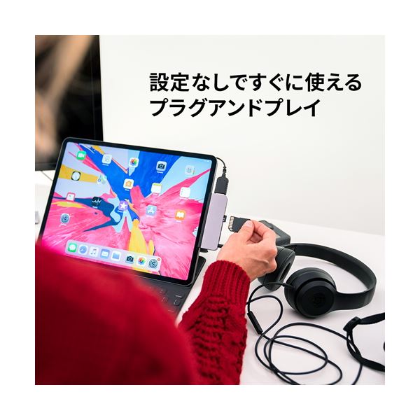HYPERHyperDriveiPadPro専用6-in-1USB-CHubスペースグレーHP16177
