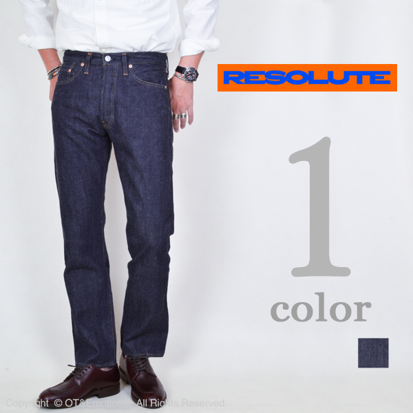 RESOLUTE 711 Lot W29 L36 デニムパンツ　リゾルト リゾルト (RESOLUTE) 711 XXモデル ワンウォッシュ ストレート