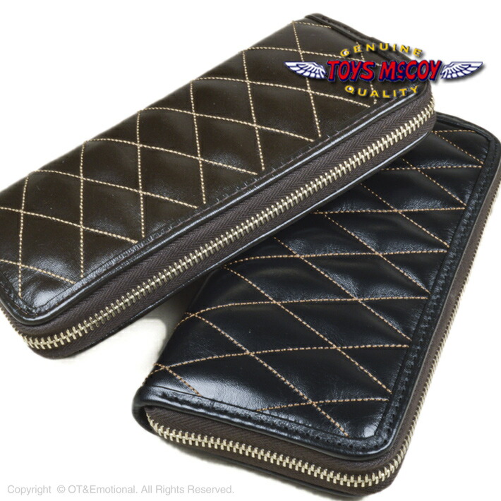 楽天市場】【トイズマッコイ】 レザー キルテッド ウォレット TOYS